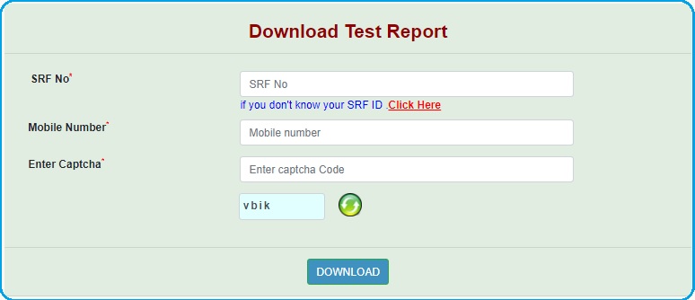 enter details and get Kerala Covid-19 Test Report