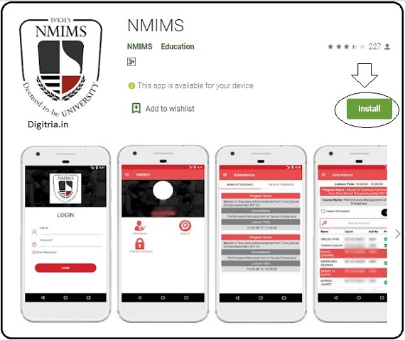NMIMS app