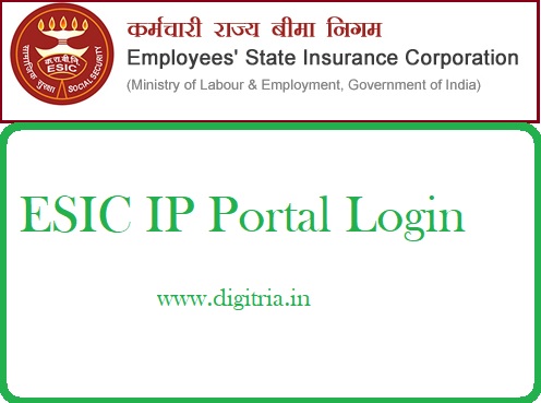 ESIC IP Portal Login