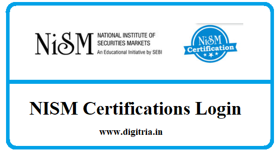 NISM Certification Login